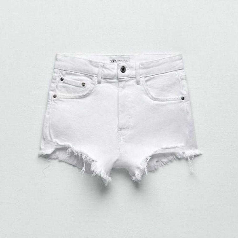 NWT ZARA High Rise Denim Shorts